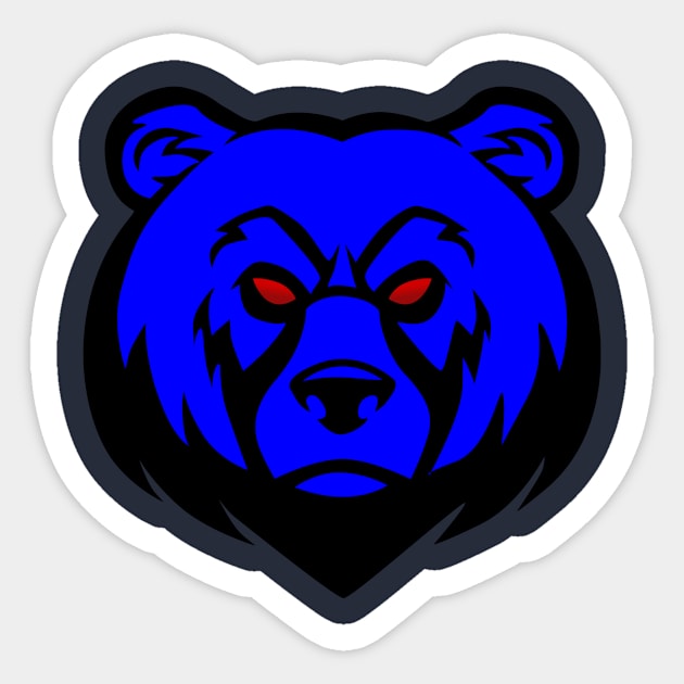 angry bear Sticker by Flow Na